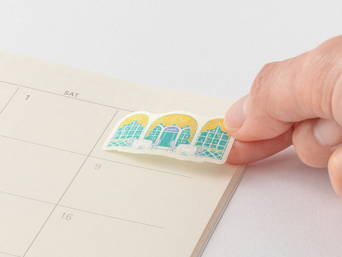 Midori Yuru Log Roll Sticker Window Views