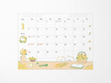 Midori Desk Calendar 2027 - Medium Dog