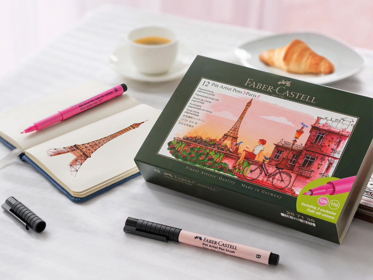 Faber-Castell Artist Pitt Pen Set - City Collection - Paris