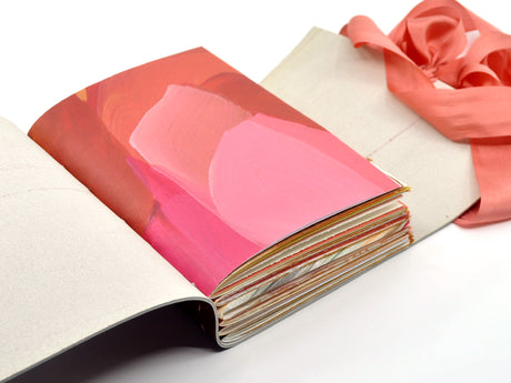 California Poppy One of a Kind Leather Journal