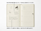 Midori Book Style Diary 2027 - Beige Cat