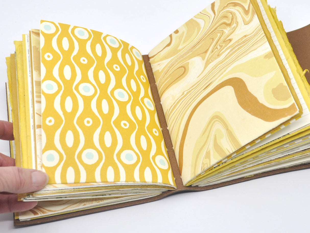 Ginkgo One of a Kind Leather Journal