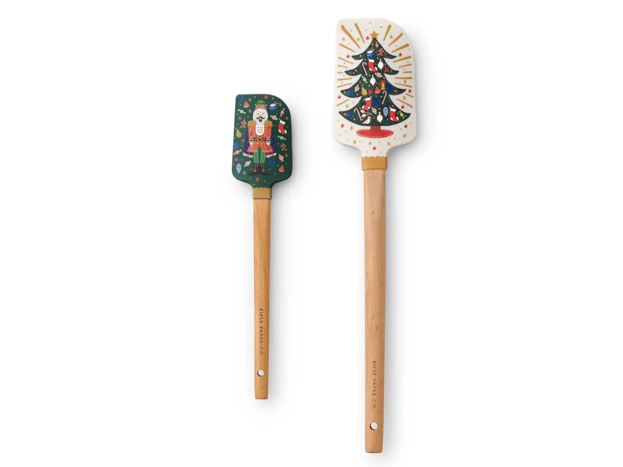 Nutcracker Holiday Spatula Set