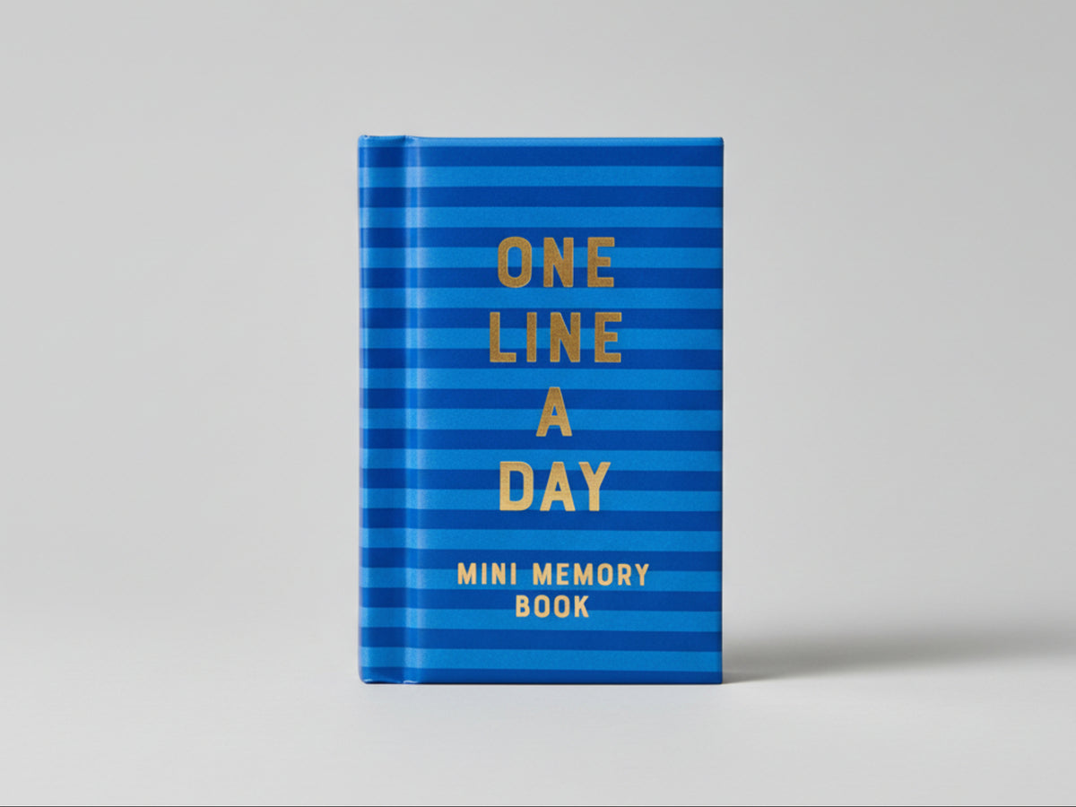 Navy Stripes Mini One Line a Day