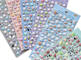 Tiny Puffy Sticker Sheet - Assorted