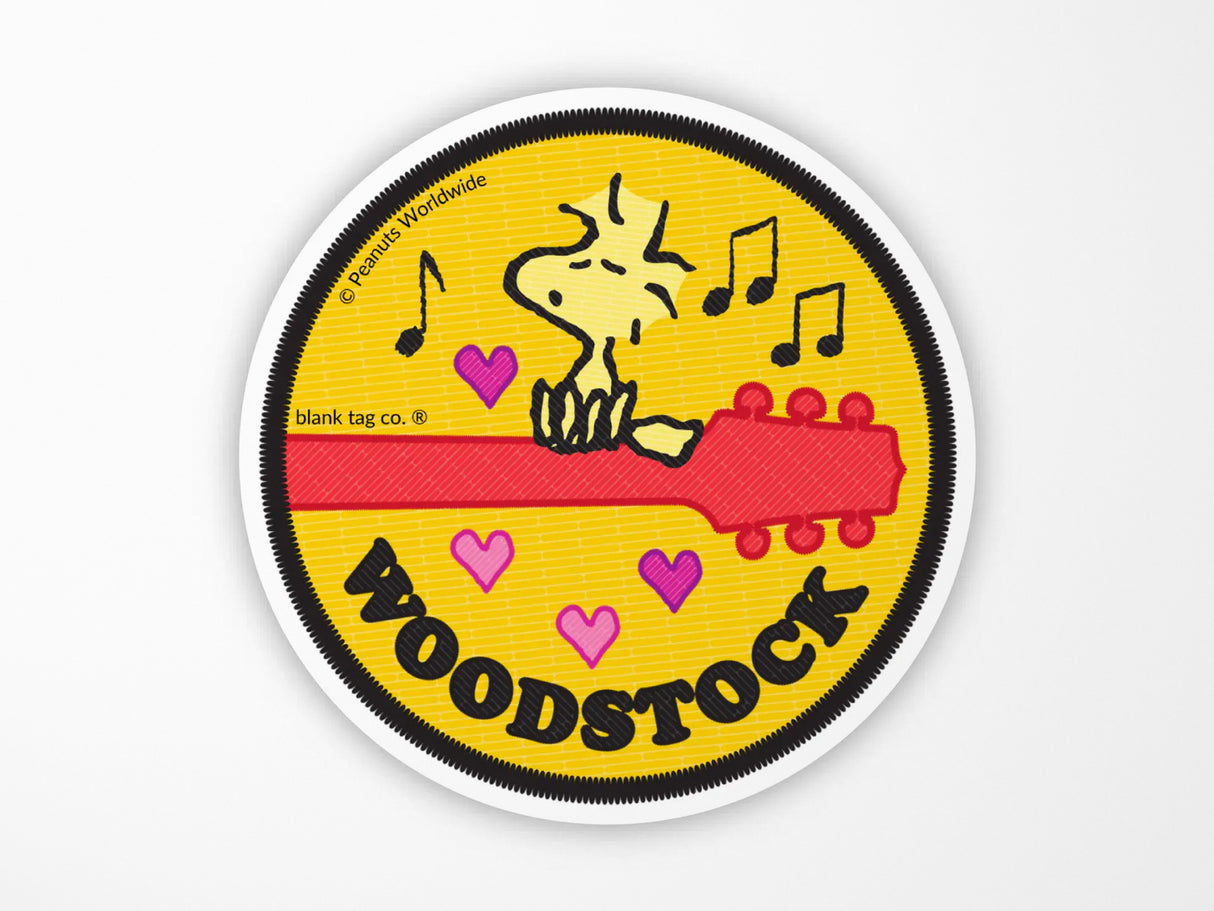 Singing Woodstock Vinyl Sticker