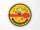 Singing Woodstock Vinyl Sticker