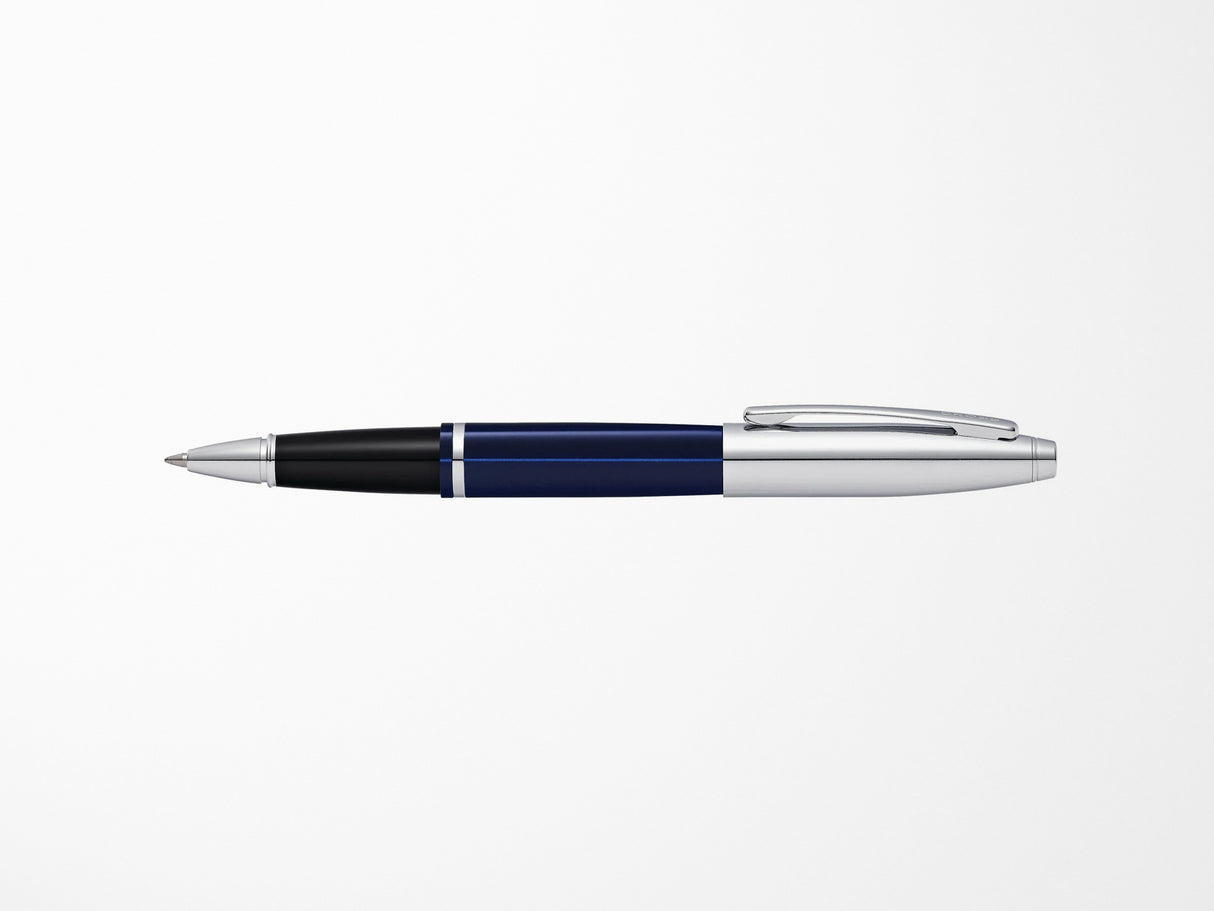 Cross Calais Pen - Chrome & Blue Lacquer