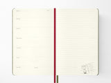Moleskine x Peanuts Limited Edition Large Green Undated Planner 2026