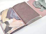 Silvery Blush One of a Kind Leather Journal
