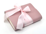 Rose Quartz One of a Kind Leather Journal