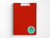 Retro Vinyl Clipboard Folder