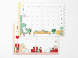 Midori Pocket Diary A6 Dog 2027