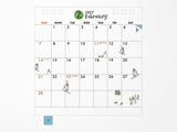 Midori Desk Calendar 2027 - Small Ojisan