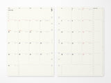PLOTTER Refill Monthly Schedule Refill 2027 - A5 Size