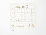 Midori Desk Calendar 2027 - Small Cat