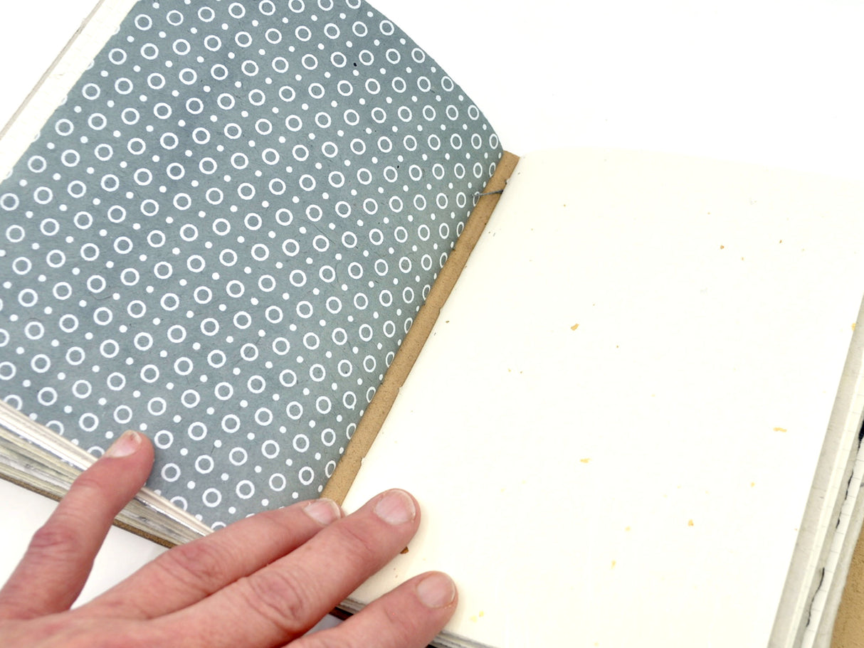 Silver Dollar One of a Kind Leather Journal