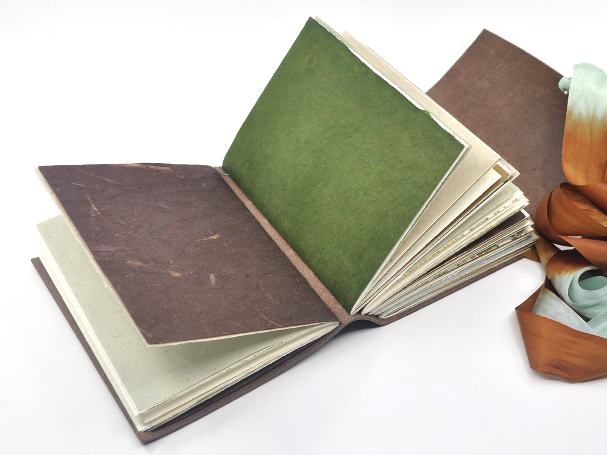 Copper Patina One of a Kind Leather Journal