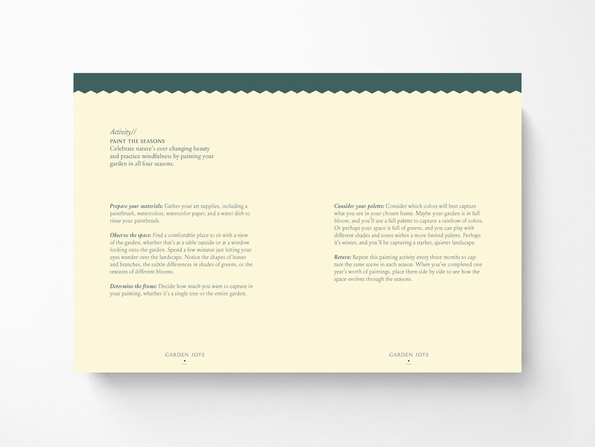 The Joyful Gardener's Journal