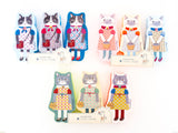 Kusuguru Japan Neko-San Kitchen Sponges Set of 3