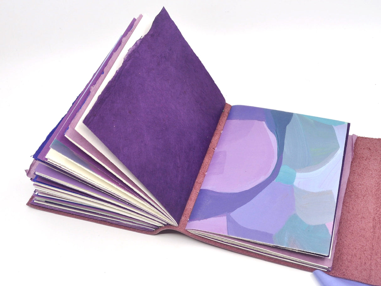 Hollyhock One of a Kind Leather Journal