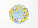 Midori Wall Calendar 2027 - Die Cut Bird