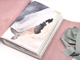 Silvery Blush One of a Kind Leather Journal