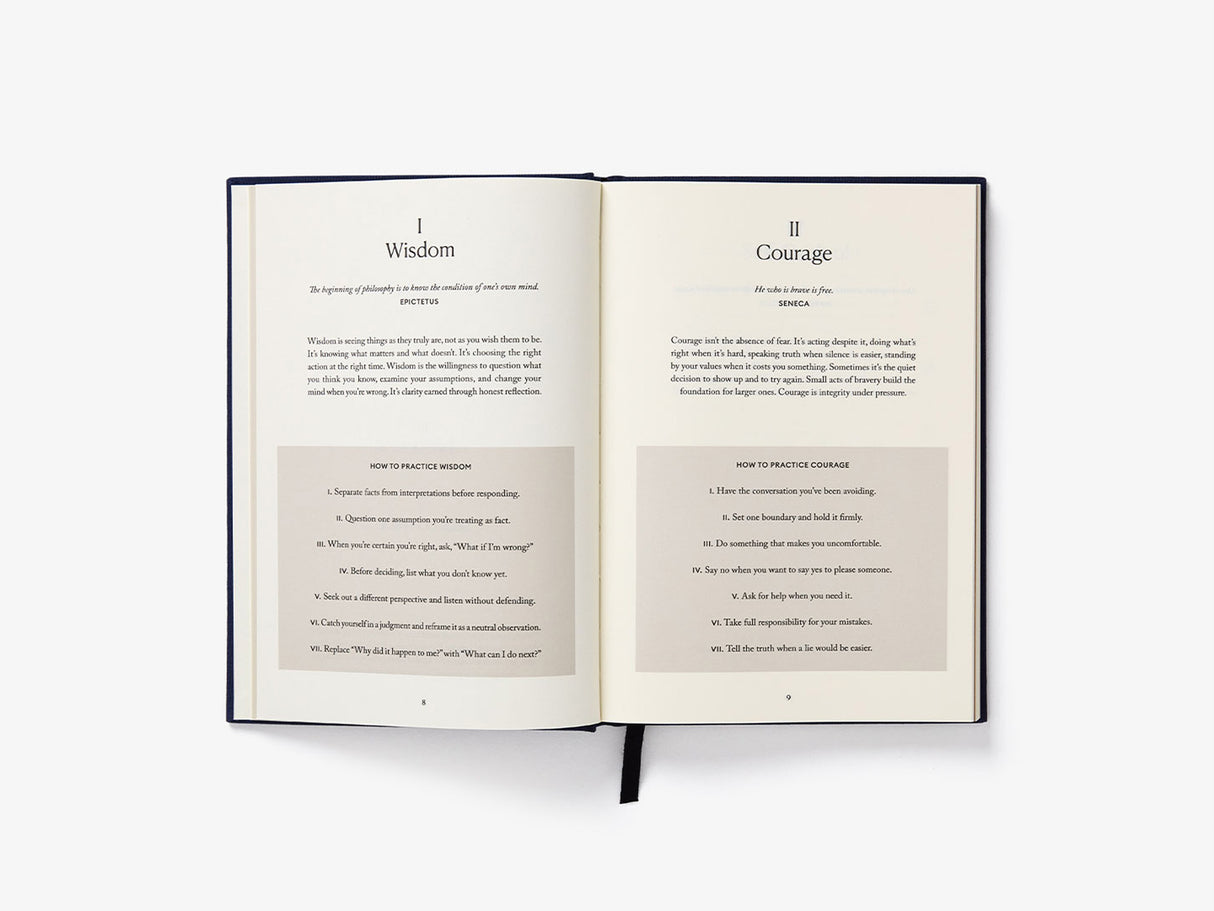 The Stoic Journal 2-in-1 Philosophy Book & Journal