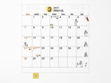 Midori Desk Calendar 2027 - Small Ojisan
