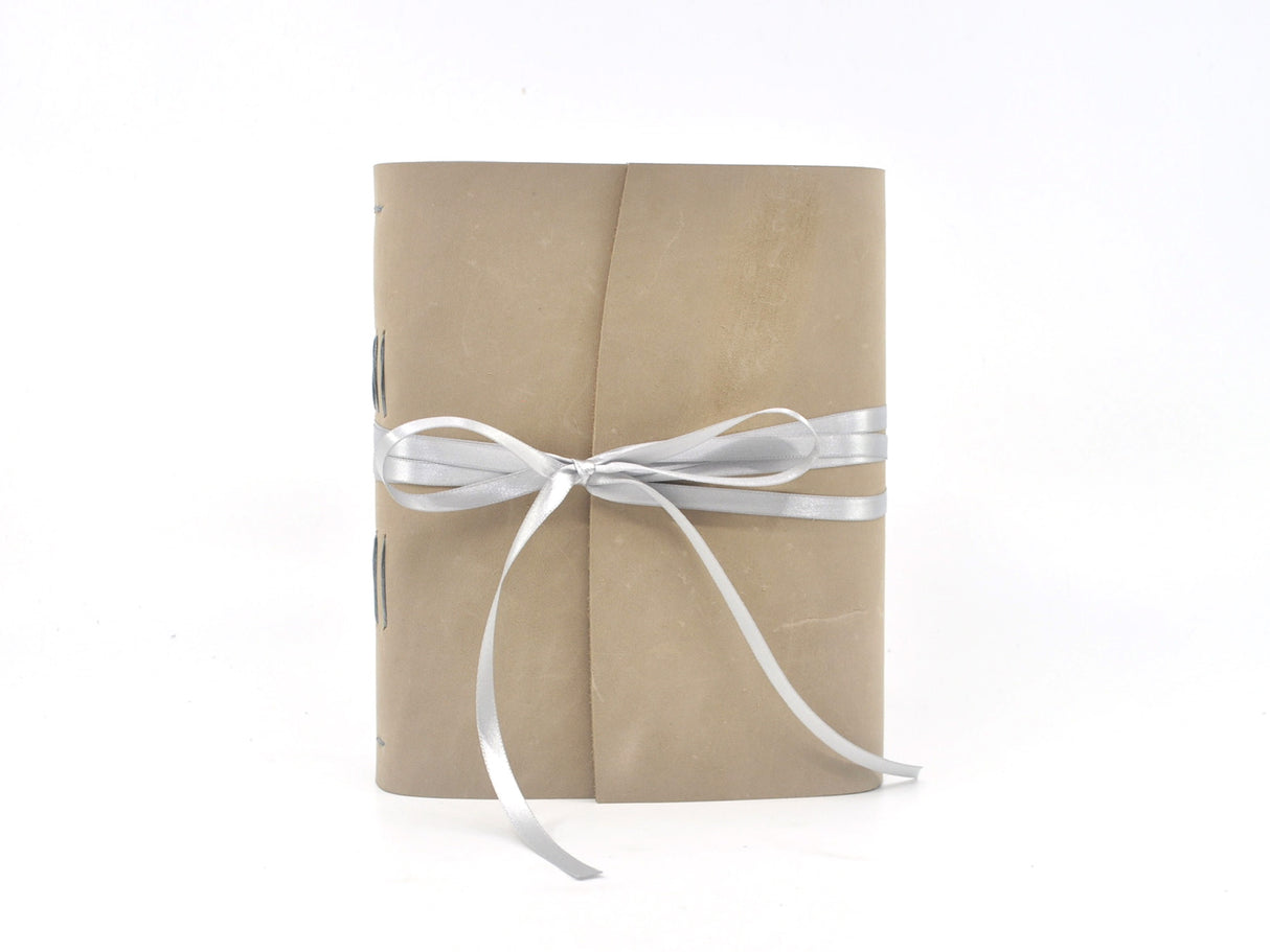 Silver Dollar One of a Kind Leather Journal