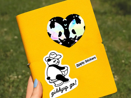 Panda Love By Rob Pruitt Vinyl Sticker