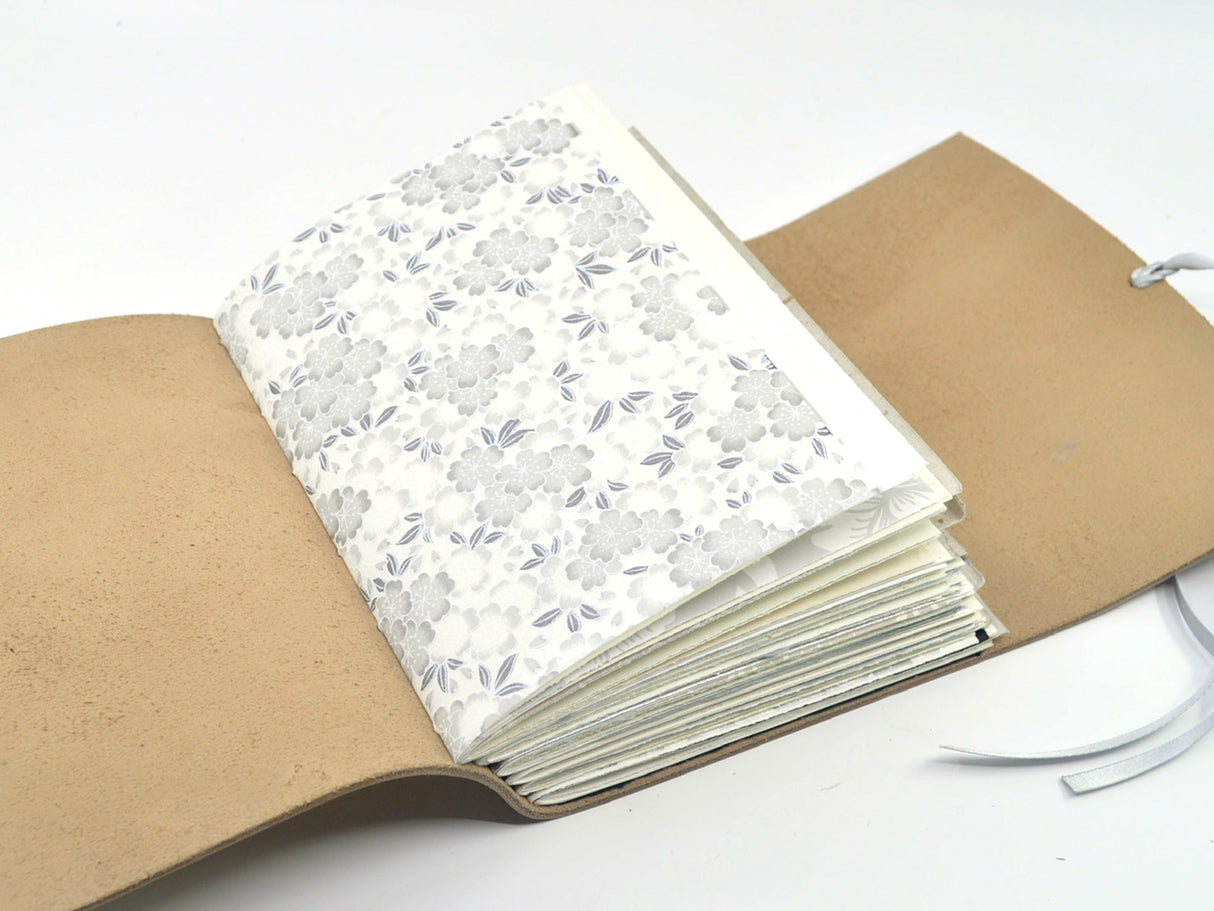 Silver Dollar One of a Kind Leather Journal