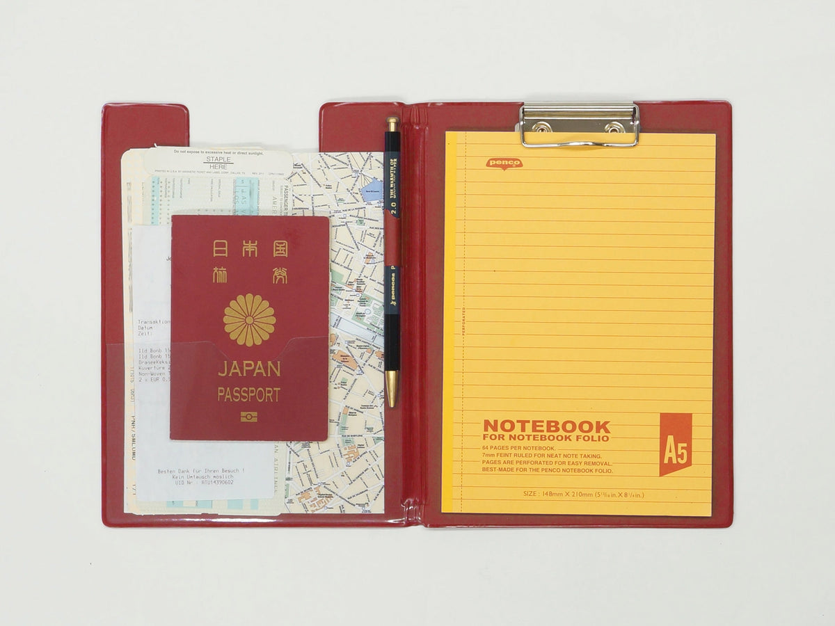 Retro Vinyl Clipboard Folder
