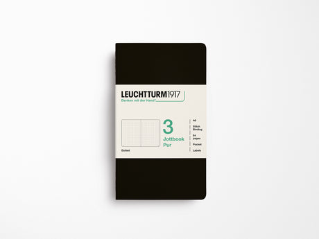 Leuchtturm 1917 Jottbook Pur Set of 3 - Black