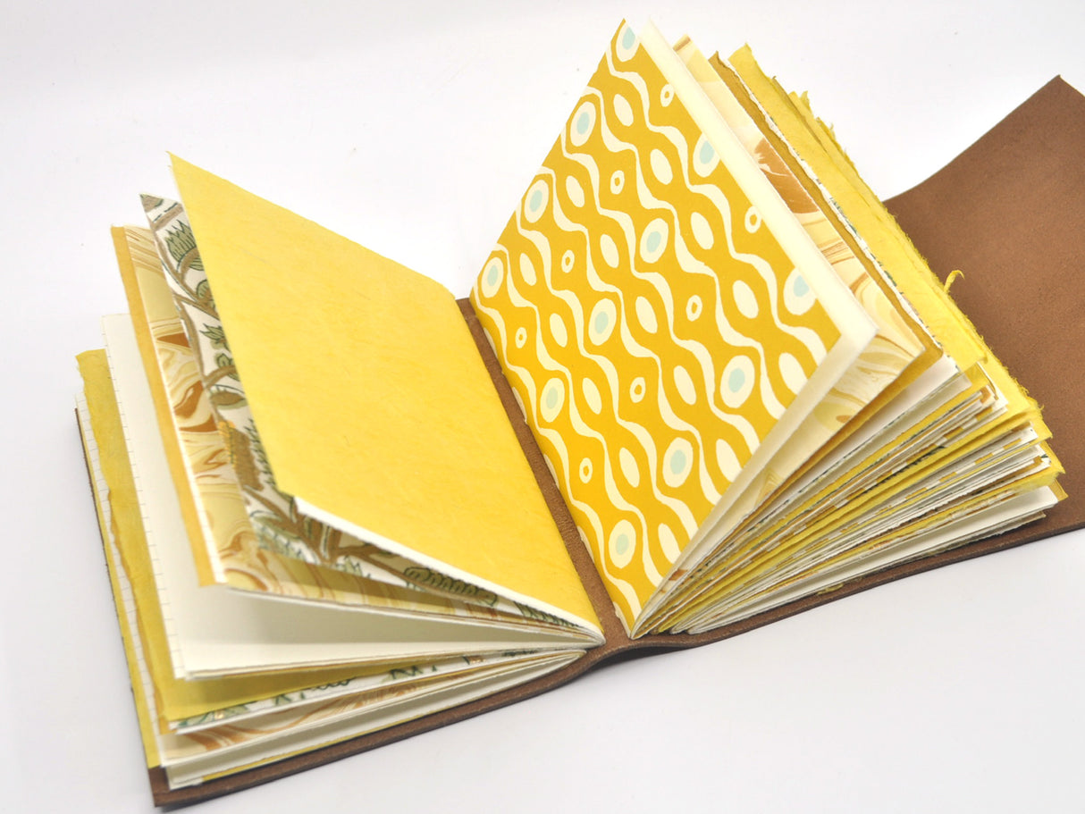 Ginkgo One of a Kind Leather Journal