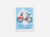DC Bikes Stamp Sized Vinyl Sticker