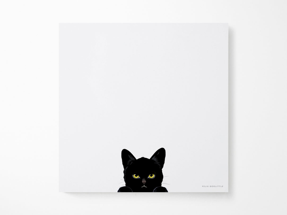 Black Cat Notepad