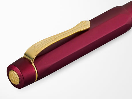 Kaweco AL Sport Piston Bordeaux and Gold Fountain Pen