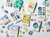 Kitta Washi Stamp Style Stickers - Bedtime
