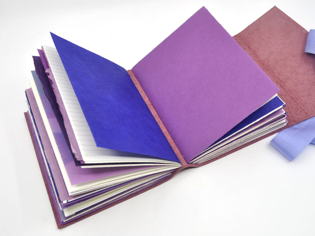 Hollyhock One of a Kind Leather Journal