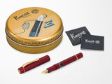 Kaweco AL Sport Piston Bordeaux and Gold Fountain Pen