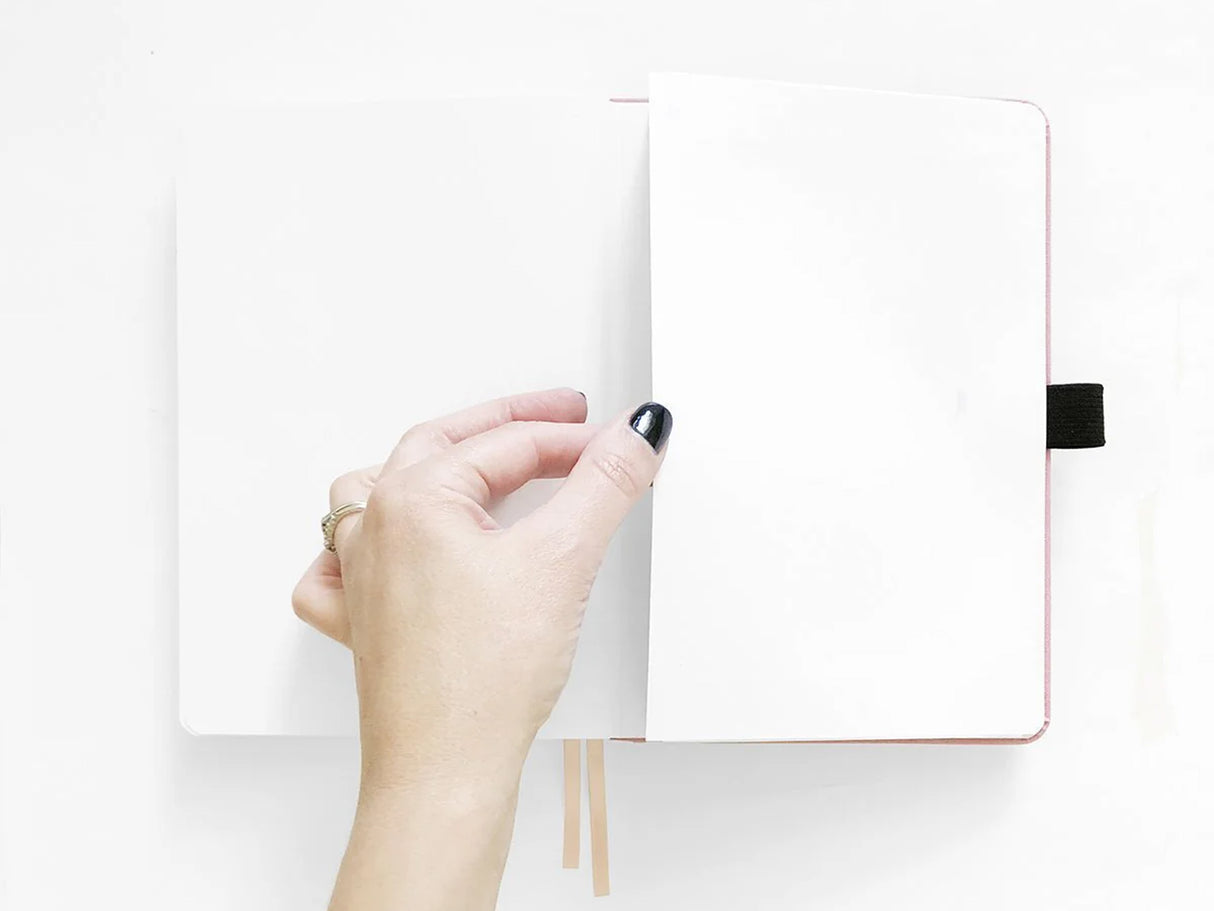 Winter Village A5 Dot Grid Journal