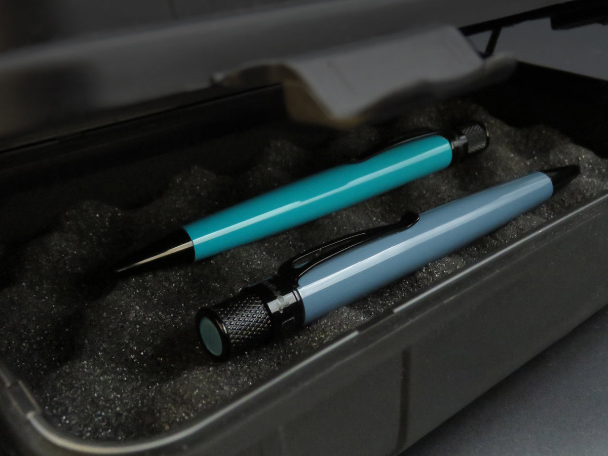 Retro 51 Tornado Rollerball Pen - Stealth Lacquer Deep Aqua