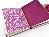 Berry Charm One of a Kind Leather Journal