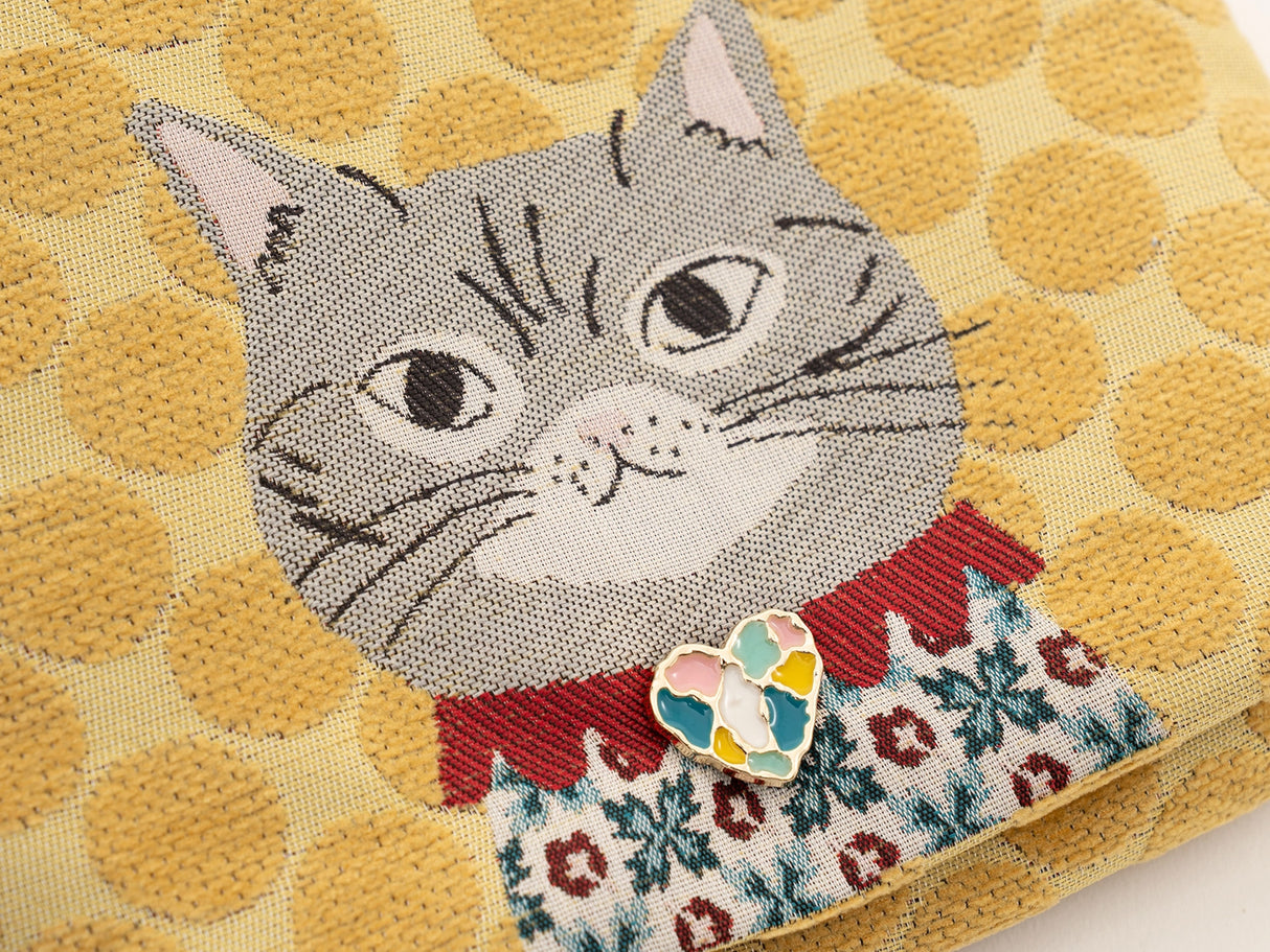 Kusuguru Japan Honey Bean Jacquard Pouch