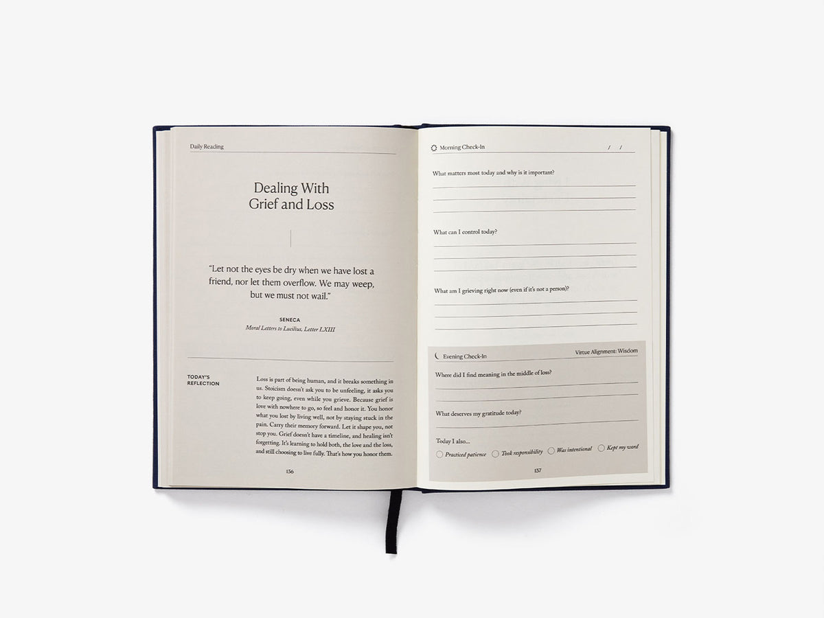 The Stoic Journal 2-in-1 Philosophy Book & Journal