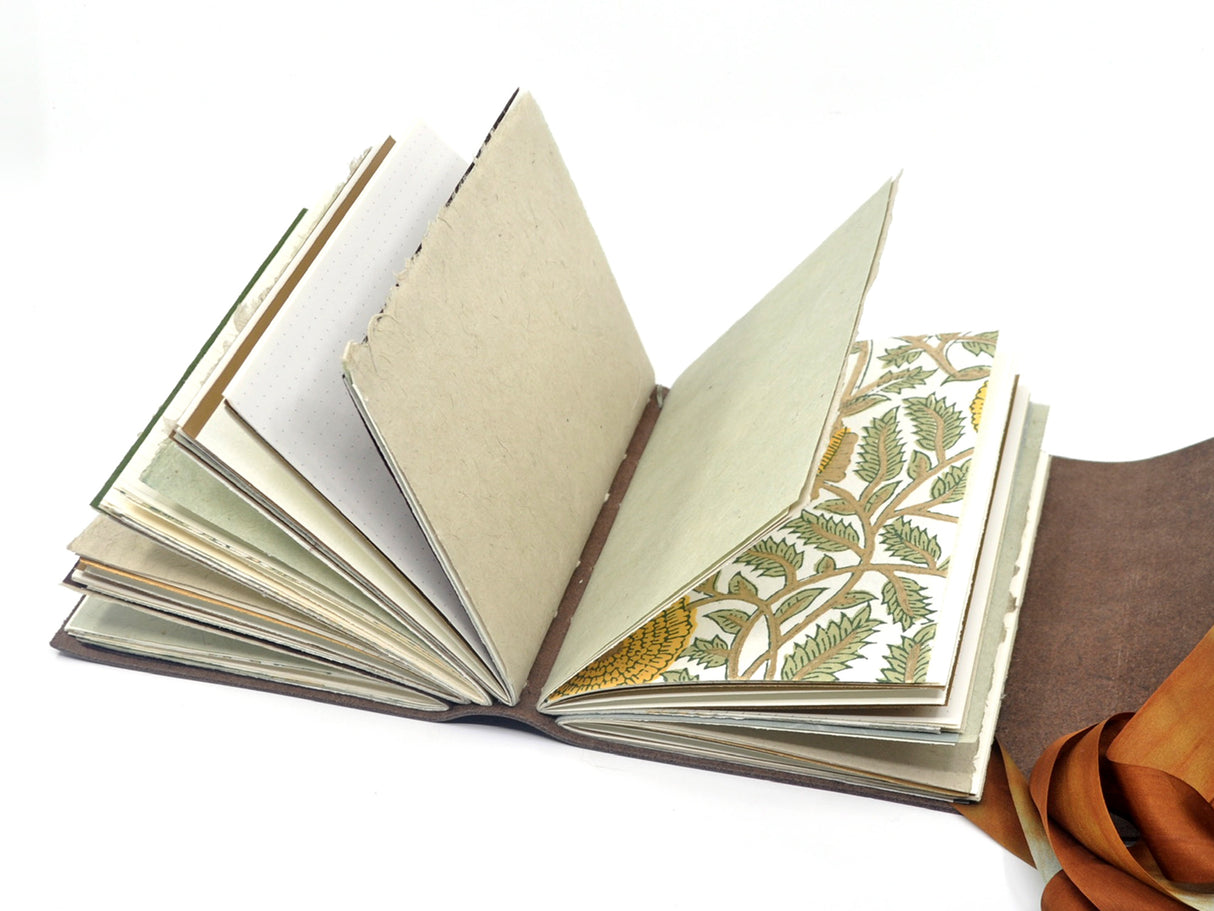 Copper Patina One of a Kind Leather Journal