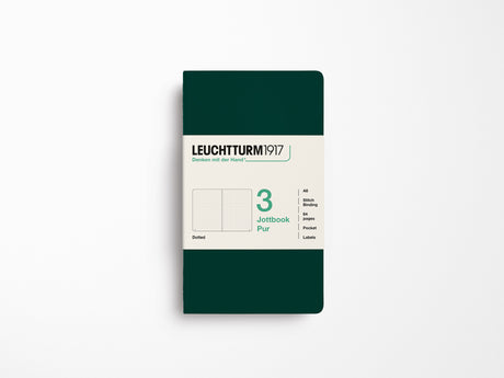 Leuchtturm 1917 Jottbook Pur Set of 3 - Forest Green