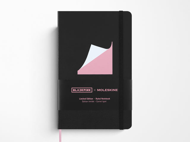 Moleskine x BLACKPINK Limited Edition Large Ruled Hardcover Notebook