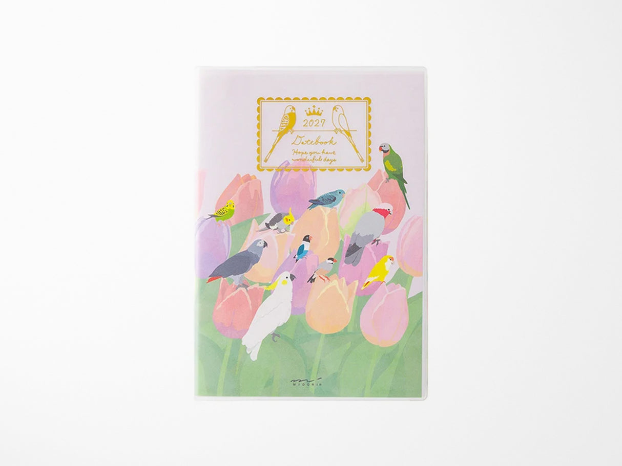 Midori Pocket Diary A6 Bird 2027